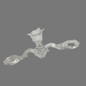 Vintage Cambridge Clear Glass Flower Candleholder Arm